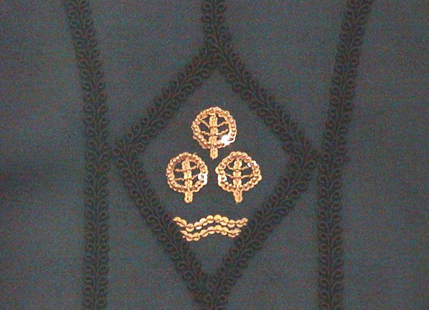 Rücken Festtracht